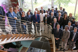 (c) Centre français - Botschafterempfang anlässlich der Frankophonie Berlin, Botschaftsrat Homann ganz vorne, links. (c) Centre français - Botschafterempfang anlässlich der Frankophonie Berlin, Botschaftsrat Homann ganz vorne, links.,