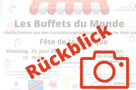 Motiv Rückblick auf Buffets du Monde Motiv Rückblick auf Buffets du Monde