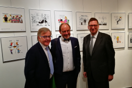 Der Künstler Pierre Kroll (M) Der Künstler Pierre Kroll (M)